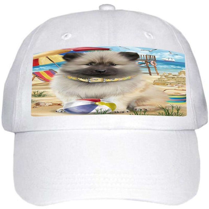 Pet Friendly Beach Keeshond Dog Ball Hat Cap HAT58482