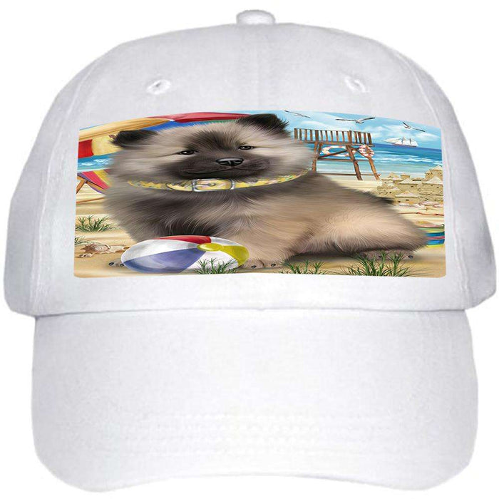 Pet Friendly Beach Keeshond Dog Ball Hat Cap HAT58485