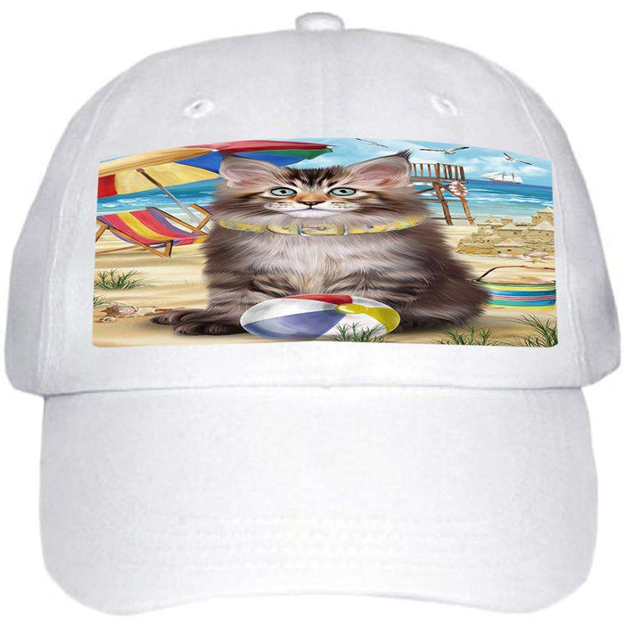 Pet Friendly Beach Maine Coon Cat Ball Hat Cap HAT58500