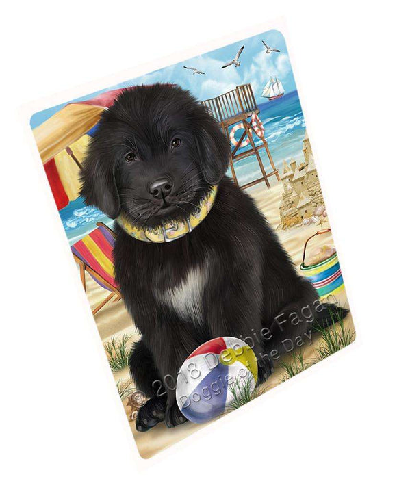 Pet Friendly Beach Newfoundland Dog Cutting Board C66945