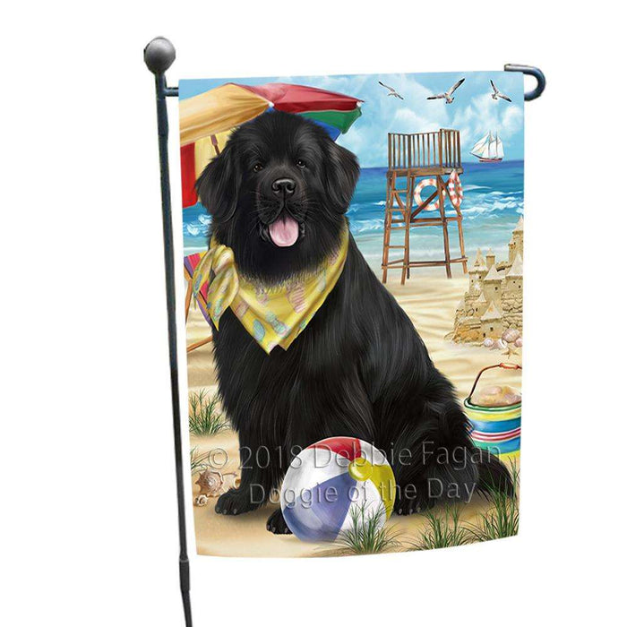 Pet Friendly Beach Newfoundland Dog Garden Flag GFLG54231