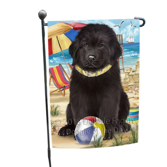 Pet Friendly Beach Newfoundland Dog Garden Flag GFLG54232