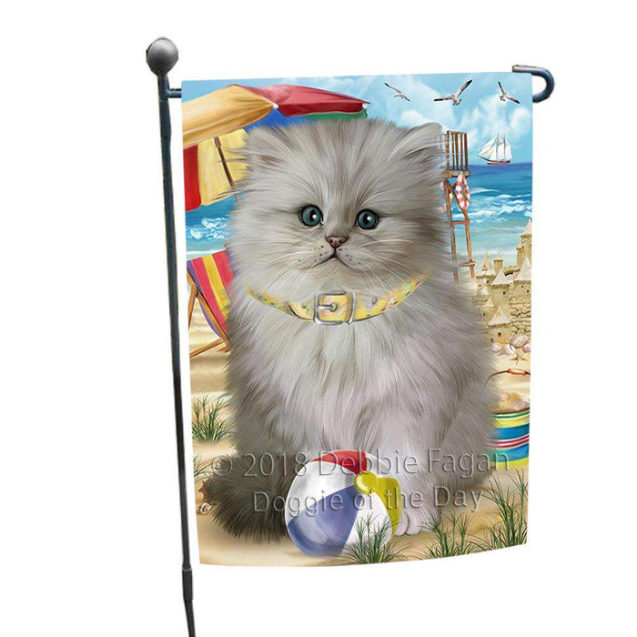 Pet Friendly Beach Persian Cat Garden Flag GFLG54236