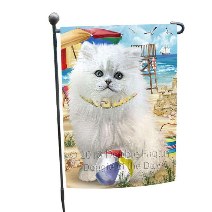 Pet Friendly Beach Persian Cat Garden Flag GFLG54237