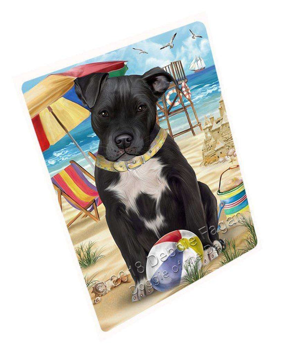 Pet Friendly Beach Pit Bull Dog Large Refrigerator / Dishwasher RMAG51360