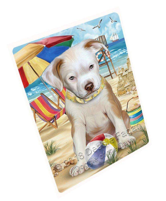 Pet Friendly Beach Pit Bull Dog Large Refrigerator / Dishwasher RMAG51366