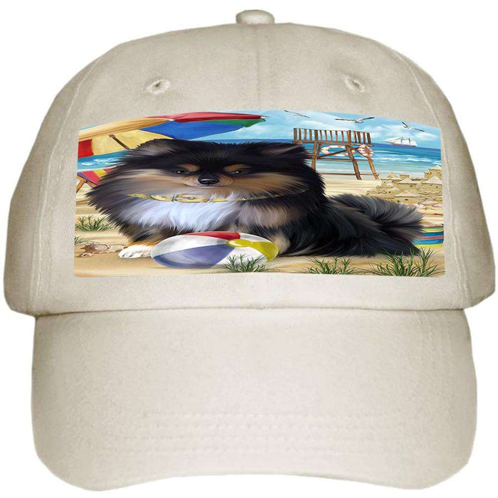 Pet Friendly Beach Pomeranian Dog Ball Hat Cap HAT53946