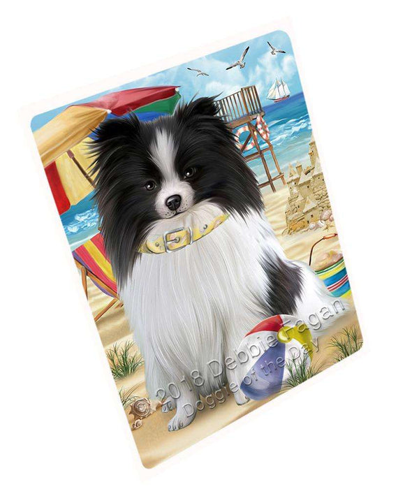 Pet Friendly Beach Pomeranian Dog Magnet Mini (3.5" x 2") MAG54090
