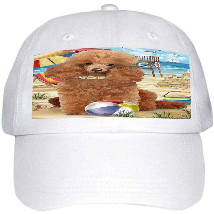 Pet Friendly Beach Poodle Dog Ball Hat Cap HAT49734