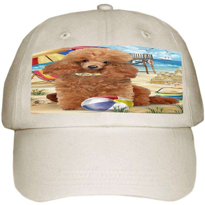 Pet Friendly Beach Poodle Dog Ball Hat Cap HAT49734