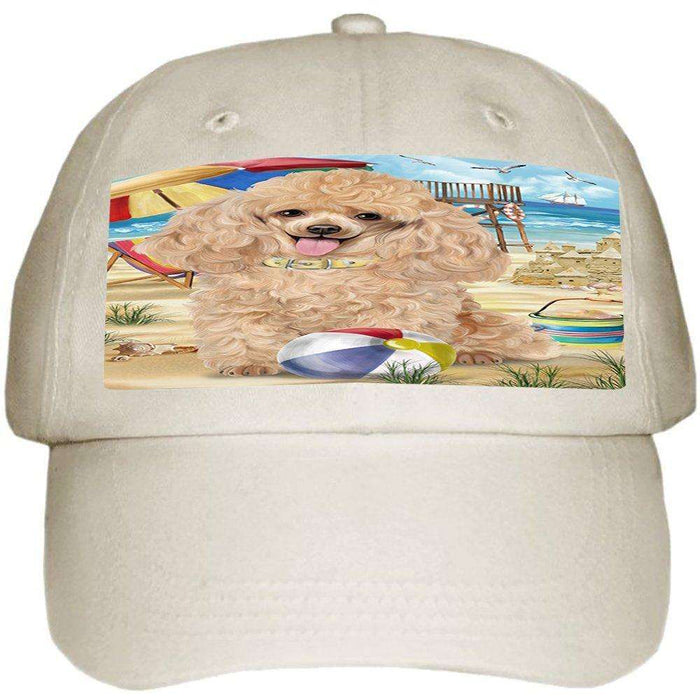 Pet Friendly Beach Poodle Dog Ball Hat Cap HAT49737