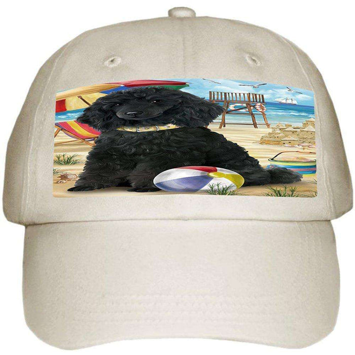 Pet Friendly Beach Poodle Dog Ball Hat Cap HAT49740