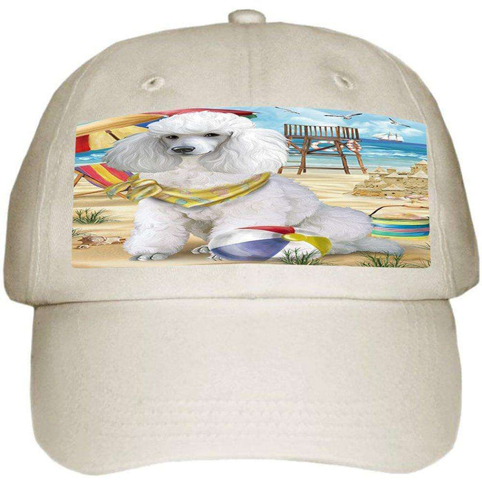 Pet Friendly Beach Poodle Dog Ball Hat Cap HAT49743