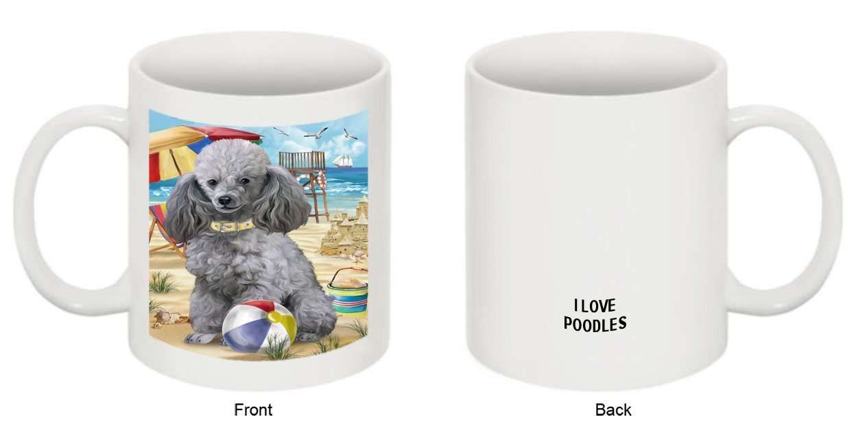Pet Friendly Beach Poodle Dog Mug MUG48478