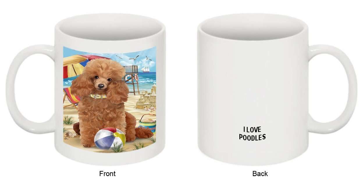 Pet Friendly Beach Poodle Dog Mug MUG48479