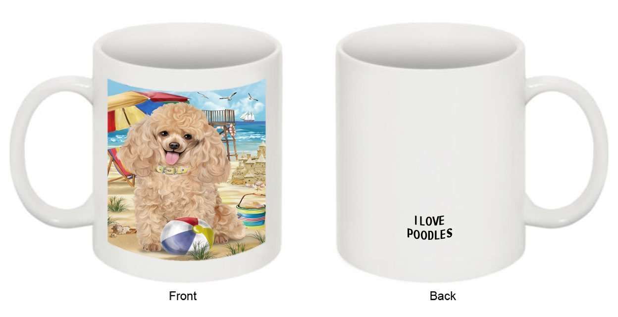 Pet Friendly Beach Poodle Dog Mug MUG48480