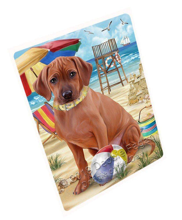 Pet Friendly Beach Rhodesian Ridgeback Dog Large Refrigerator / Dishwasher RMAG51420