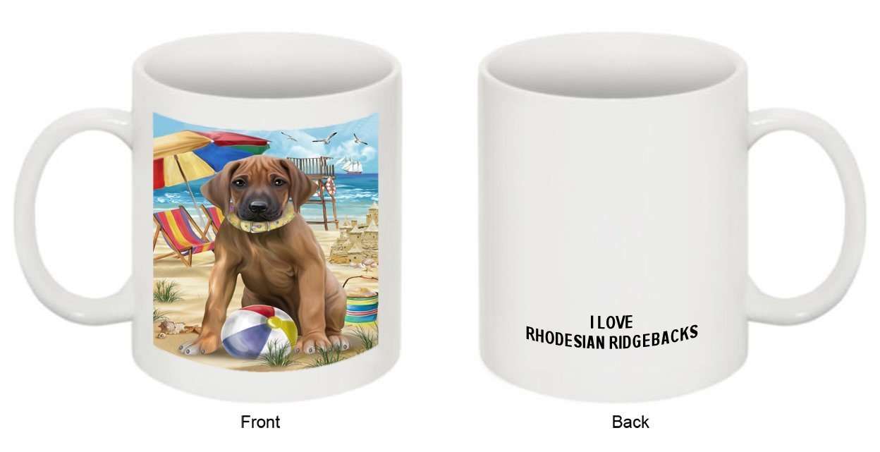 Pet Friendly Beach Rhodesian Ridgeback Dog Mug MUG48486