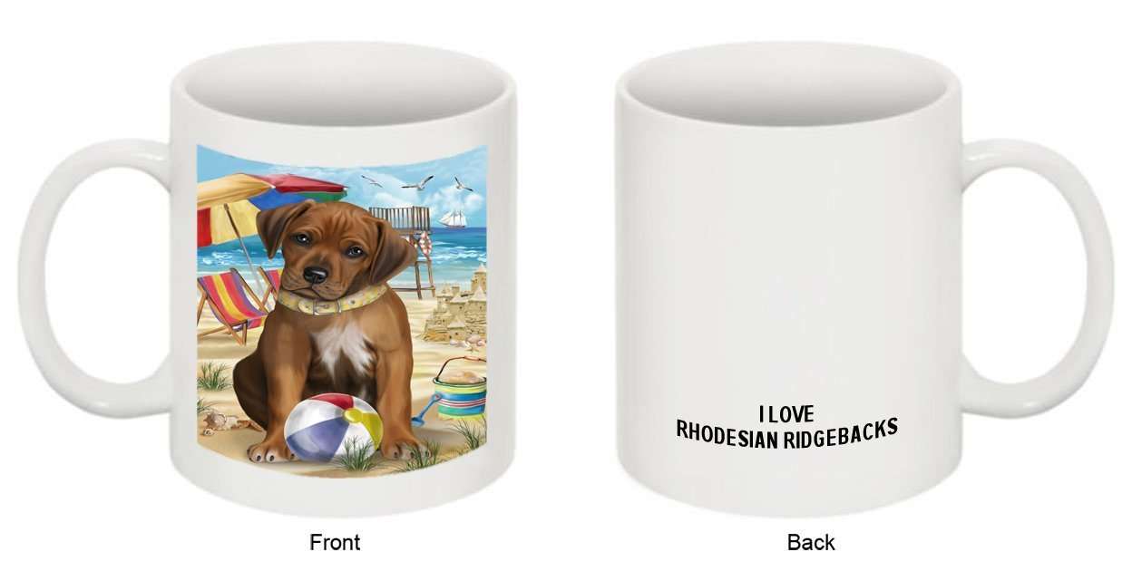 Pet Friendly Beach Rhodesian Ridgeback Dog Mug MUG48487