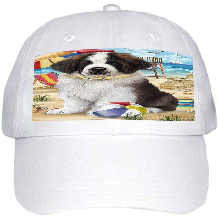 Pet Friendly Beach Saint Bernard Dog Ball Hat Cap HAT49773