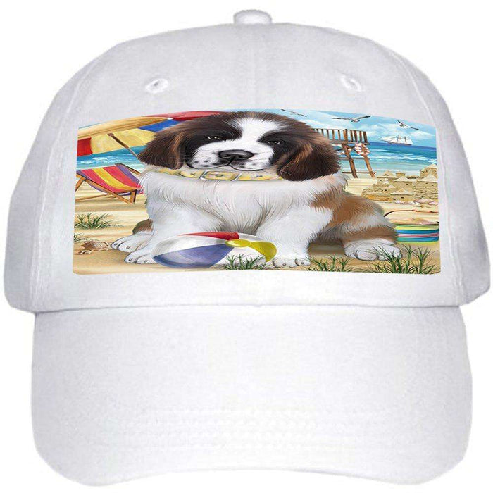 Pet Friendly Beach Saint Bernard Dog Ball Hat Cap HAT49776