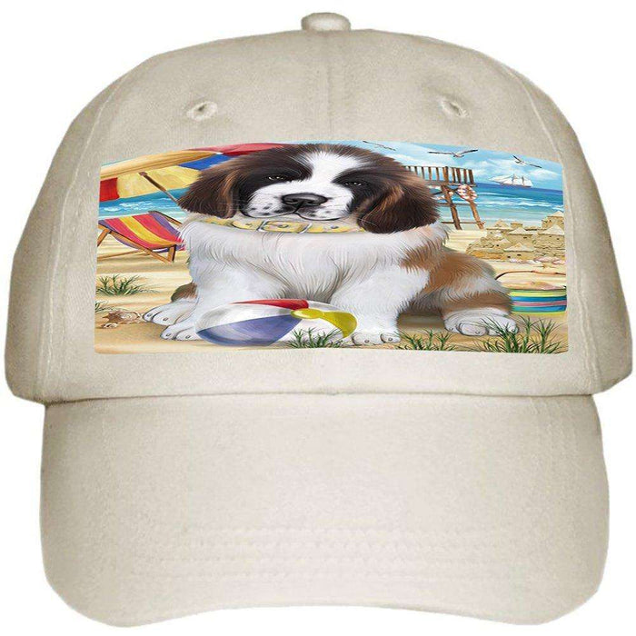 Pet Friendly Beach Saint Bernard Dog Ball Hat Cap HAT49776