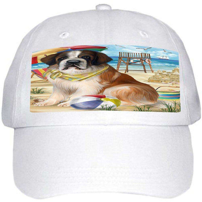Pet Friendly Beach Saint Bernard Dog Ball Hat Cap HAT49779