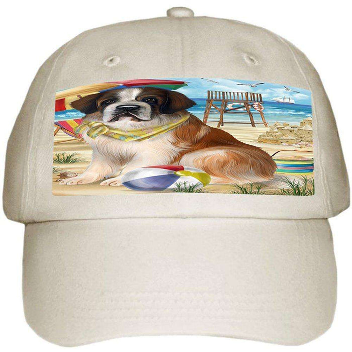 Pet Friendly Beach Saint Bernard Dog Ball Hat Cap HAT49779