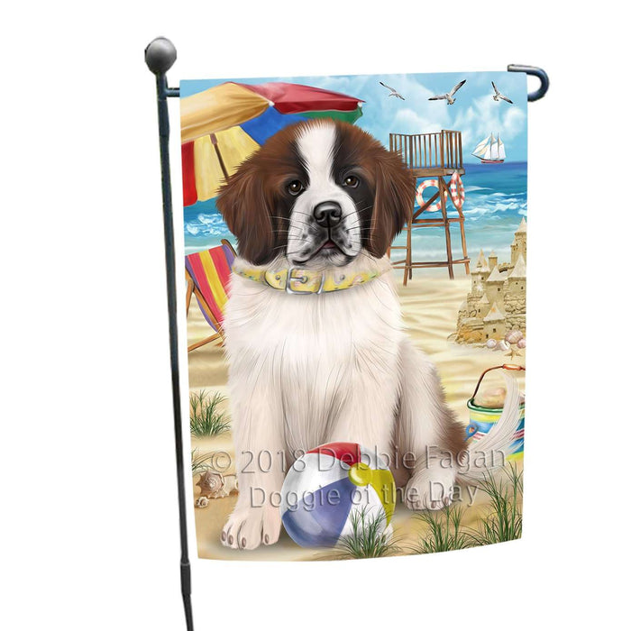 Pet Friendly Beach Saint Bernard Dog Garden Flag GFLG48587