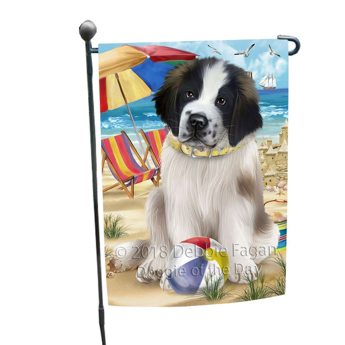 Pet Friendly Beach Saint Bernard Dog Garden Flag GFLG48588