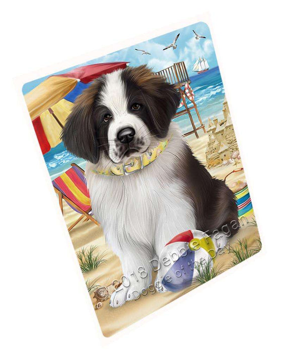 Pet Friendly Beach Saint Bernard Dog Magnet Mini (3.5" x 2") MAG49734