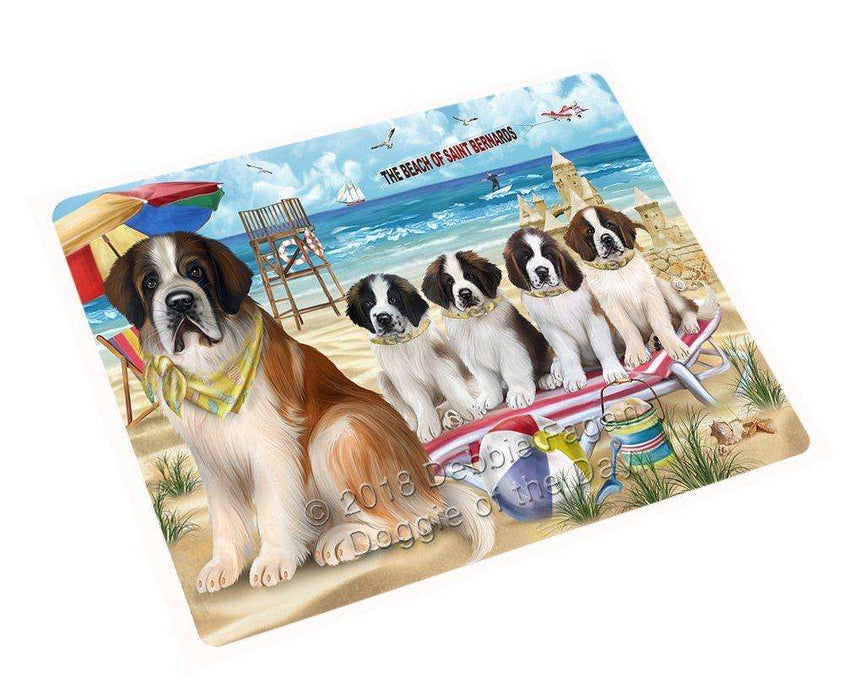 Pet Friendly Beach Saint Bernards Dog Large Refrigerator / Dishwasher RMAG51450