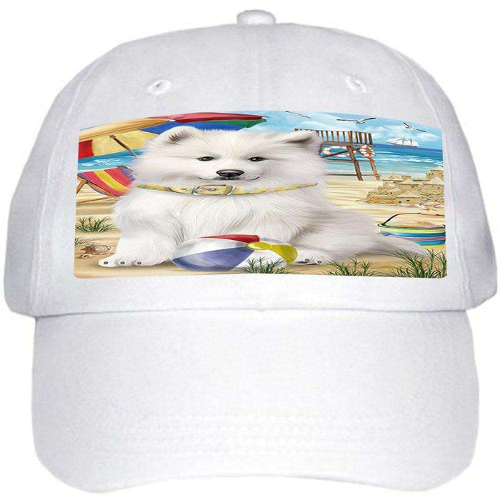 Pet Friendly Beach Samoyed Dog Ball Hat Cap HAT49788