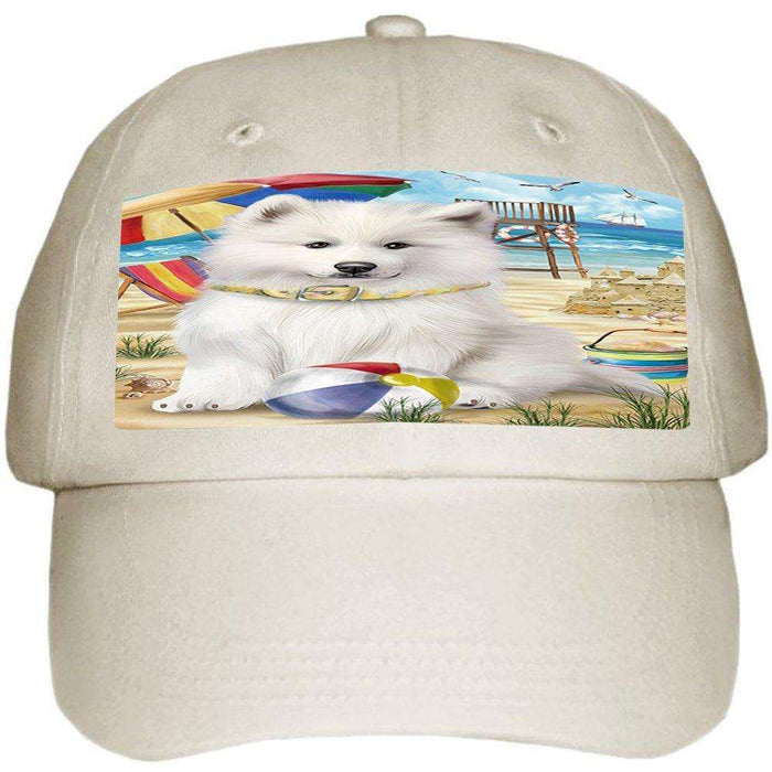 Pet Friendly Beach Samoyed Dog Ball Hat Cap HAT49788