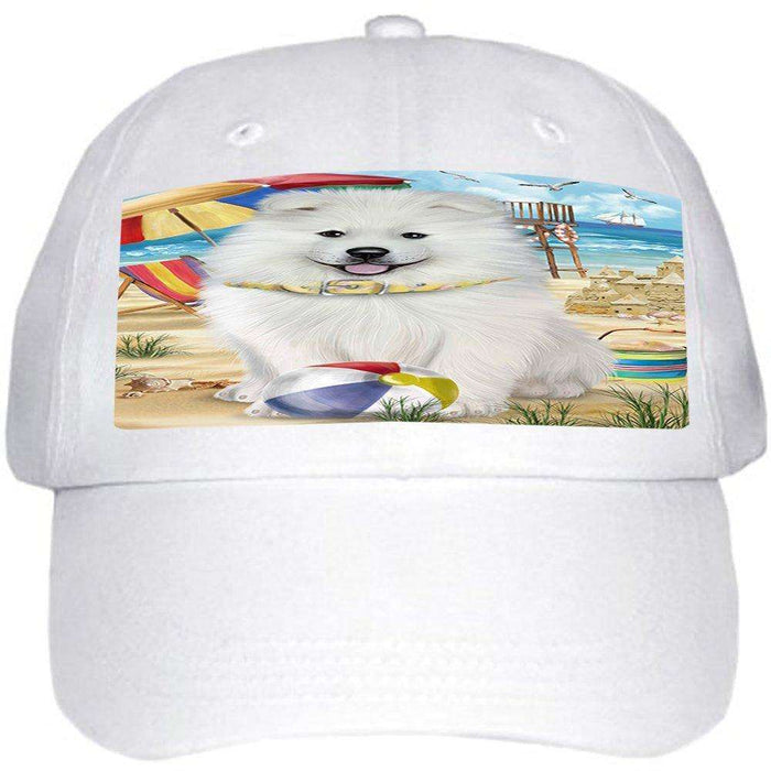 Pet Friendly Beach Samoyed Dog Ball Hat Cap HAT49794
