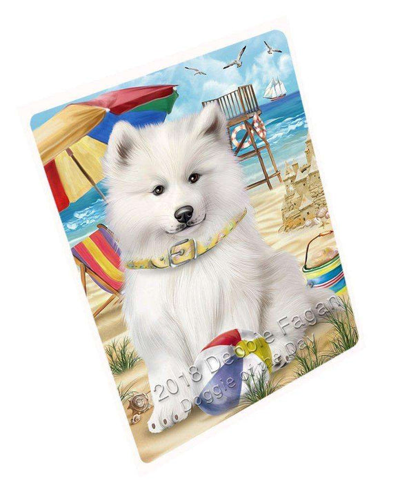 Pet Friendly Beach Samoyed Dog Large Refrigerator / Dishwasher RMAG51498