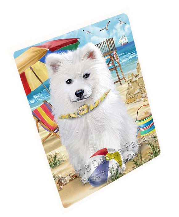 Pet Friendly Beach Samoyed Dog Magnet Mini (3.5" x 2") MAG49752