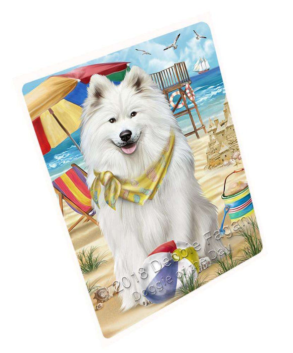 Pet Friendly Beach Samoyed Dog Magnet Mini (3.5" x 2") MAG49758