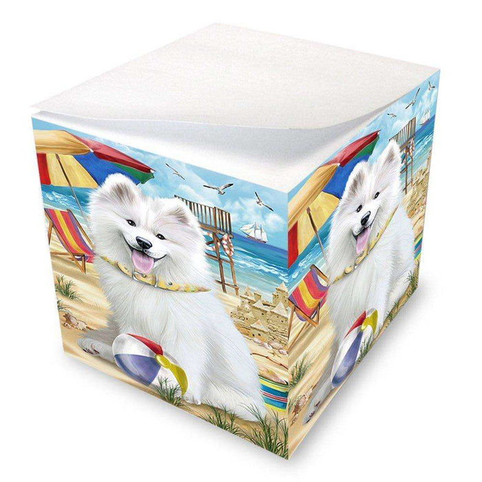 Pet Friendly Beach Samoyed Dog Note Cube NOC48684