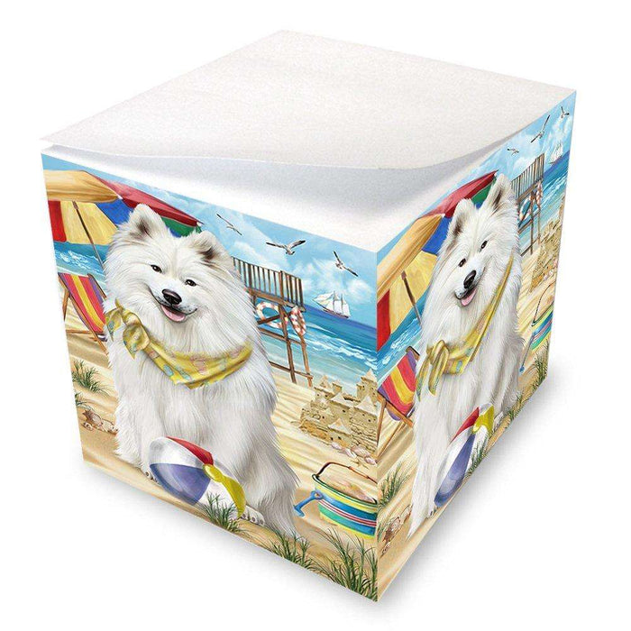 Pet Friendly Beach Samoyed Dog Note Cube NOC48688