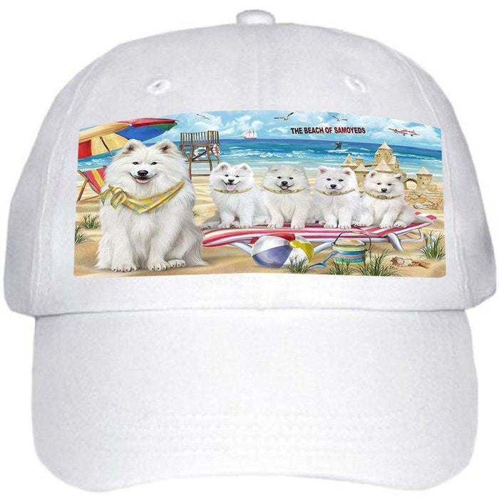 Pet Friendly Beach Samoyeds Dog Ball Hat Cap HAT49782