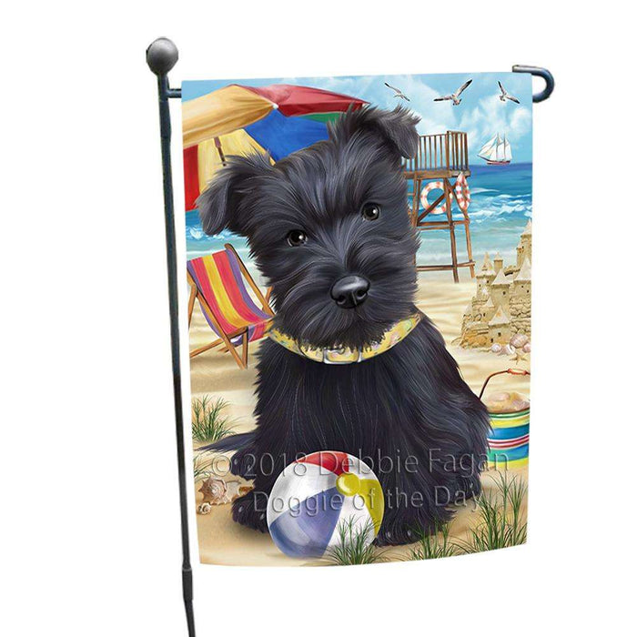Pet Friendly Beach Scottish Terrier Dog Garden Flag GFLG49915