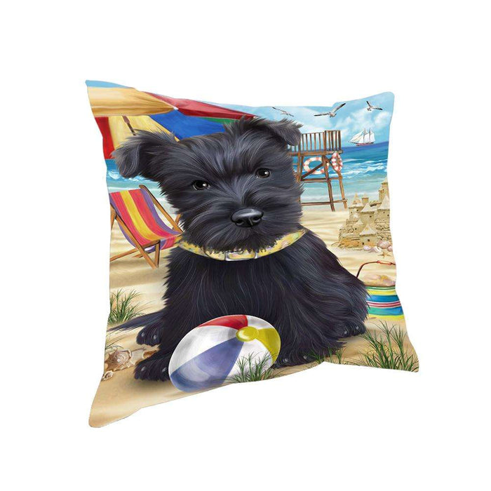 Pet Friendly Beach Scottish Terrier Dog Pillow PIL56200