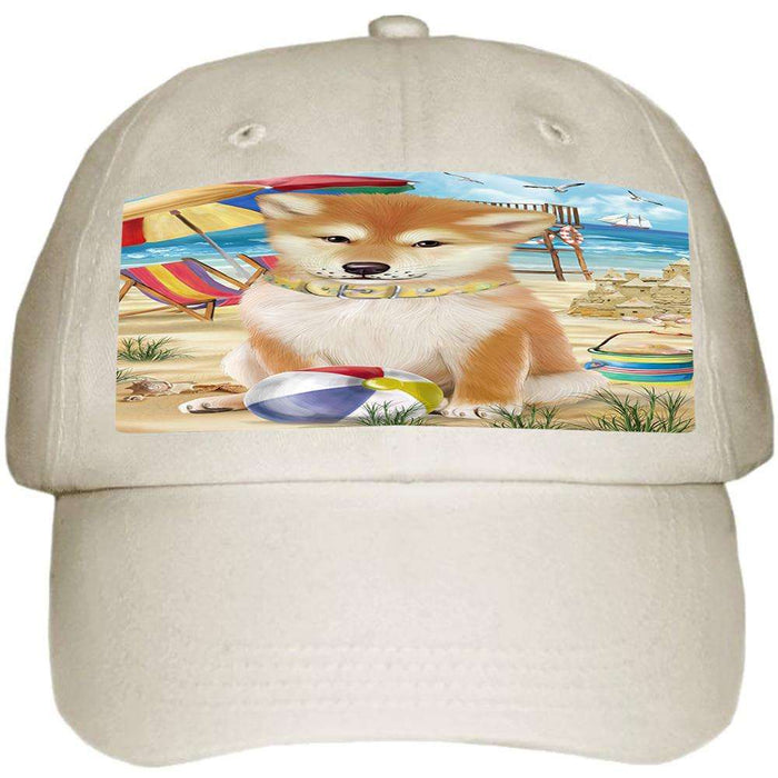 Pet Friendly Beach Shiba Inu Dog Ball Hat Cap HAT54000