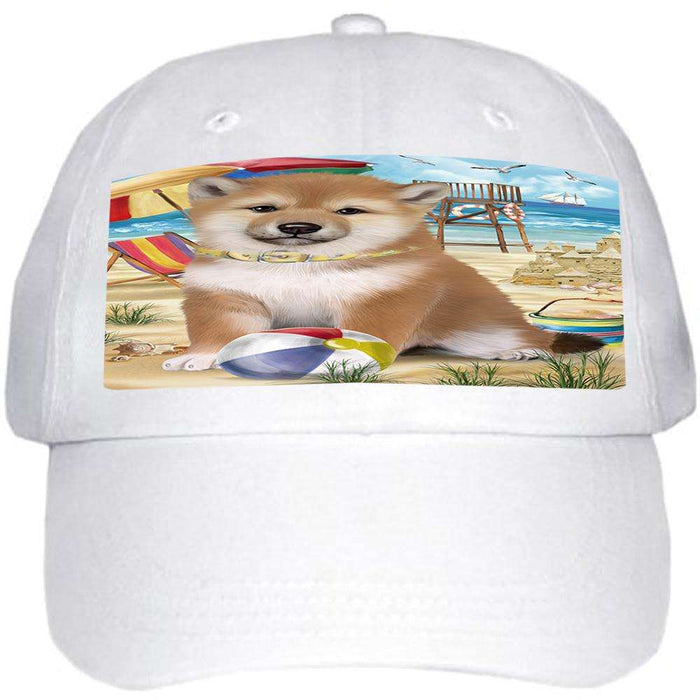 Pet Friendly Beach Shiba Inu Dog Ball Hat Cap HAT54003