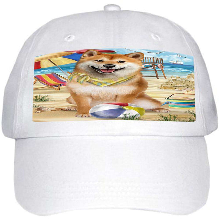 Pet Friendly Beach Shiba Inu Dog Ball Hat Cap HAT54012