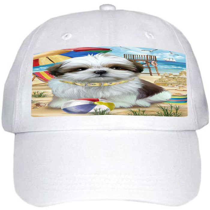 Pet Friendly Beach Shih Tzu Dog Ball Hat Cap HAT54018