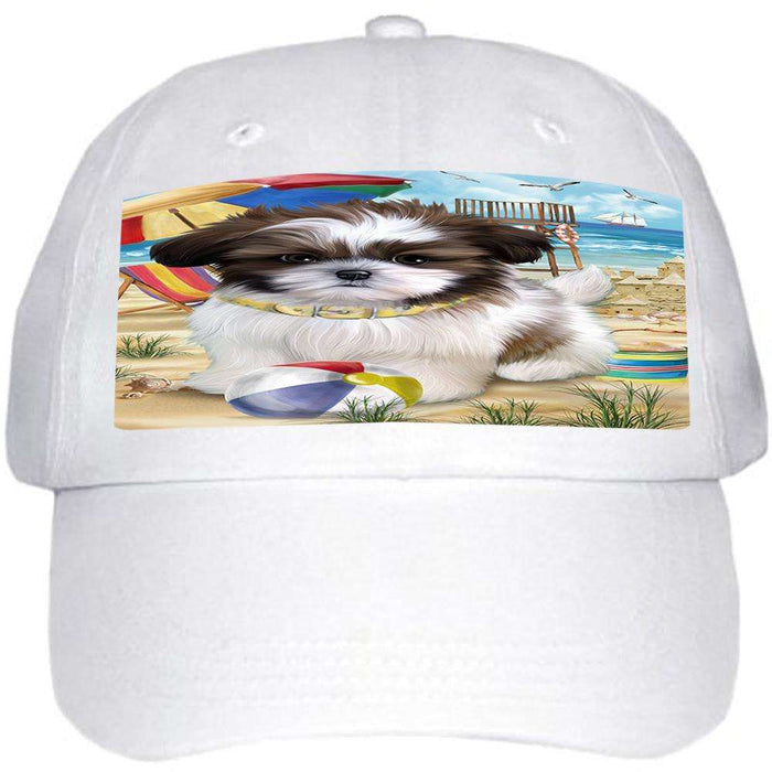 Pet Friendly Beach Shih Tzu Dog Ball Hat Cap HAT54021