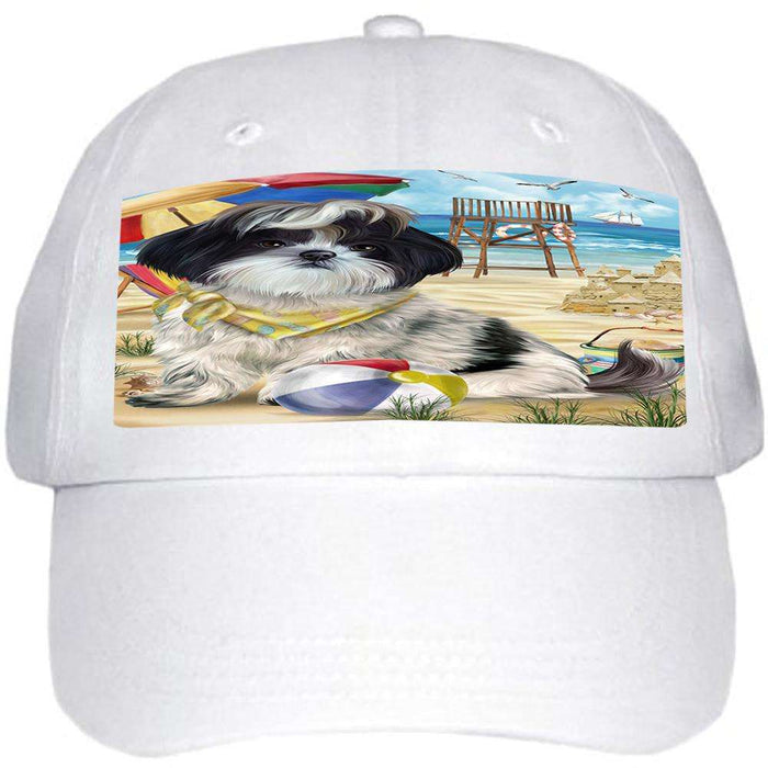 Pet Friendly Beach Shih Tzu Dog Ball Hat Cap HAT54030