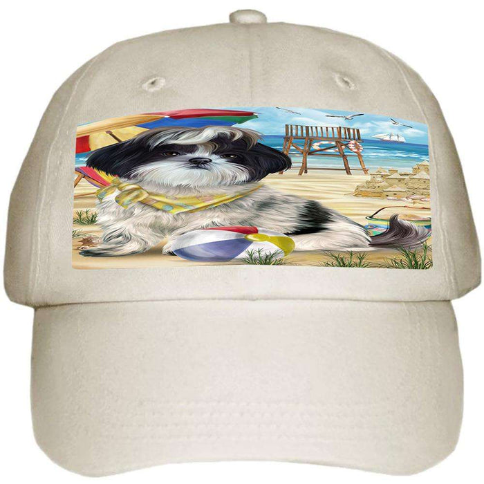 Pet Friendly Beach Shih Tzu Dog Ball Hat Cap HAT54030